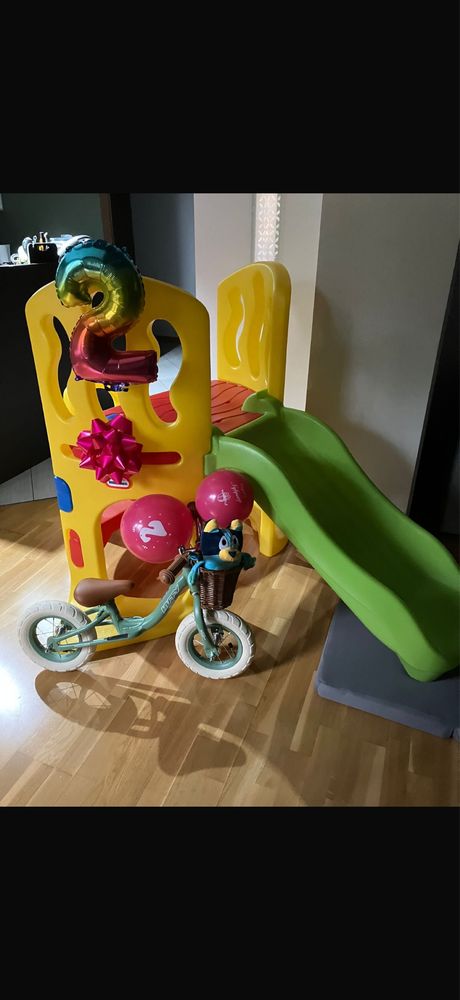 Little Tikes SOLIDNA zjezdzalnia, plac zabaw - jak NOWY+ transport