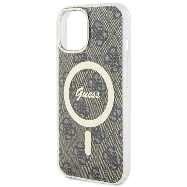 Guess GUHMP15SH4STW iPhone 15 / 14 / 136.1" brązowy/brown hardcase I