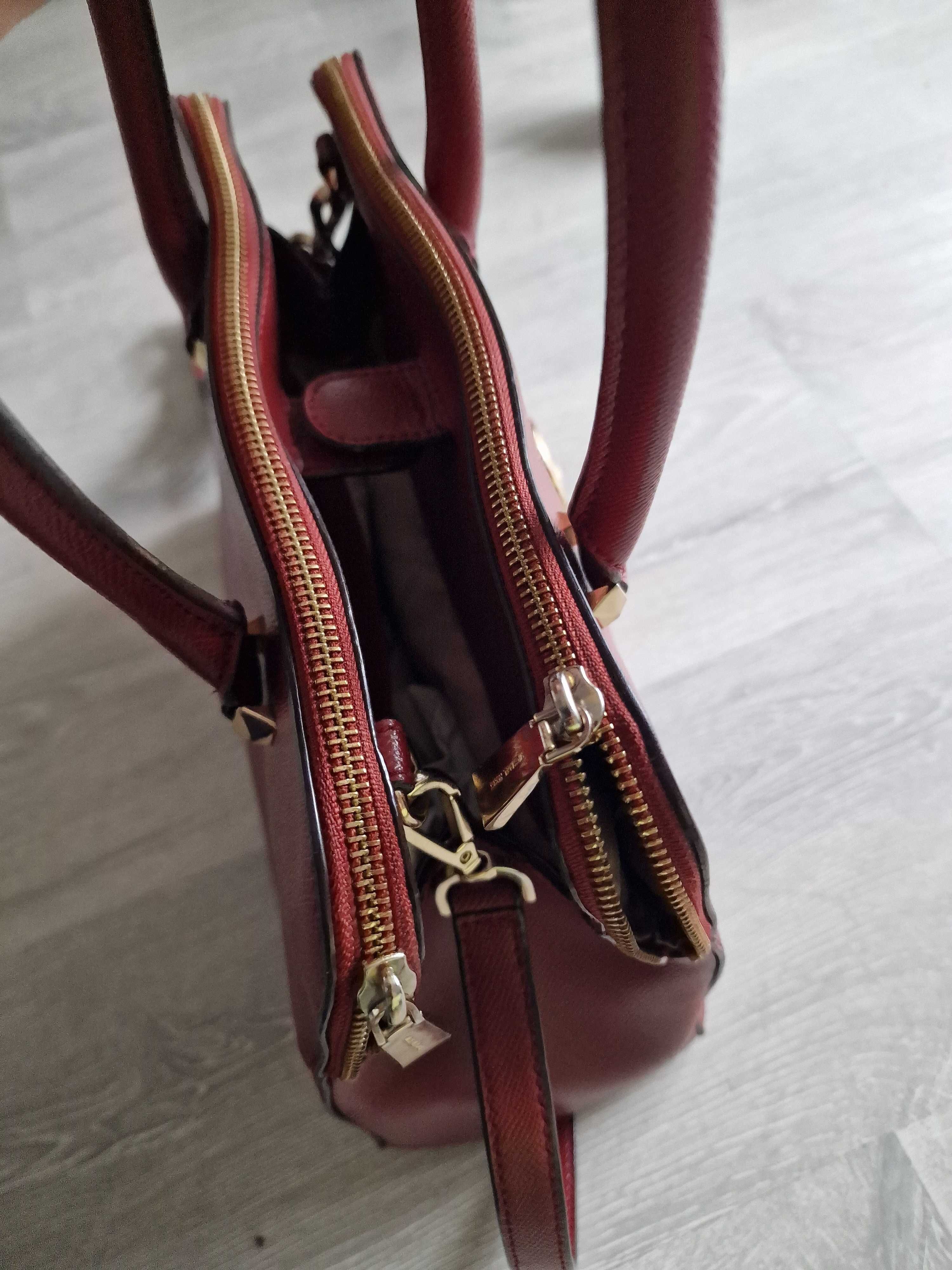 Michael Kors ORYGINAL Bordowa torebka damska