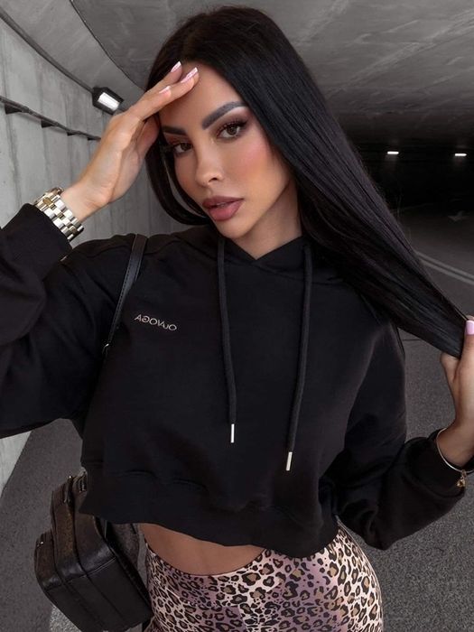 Bluza damska Olavoga Julie XS S M bezowa czarna