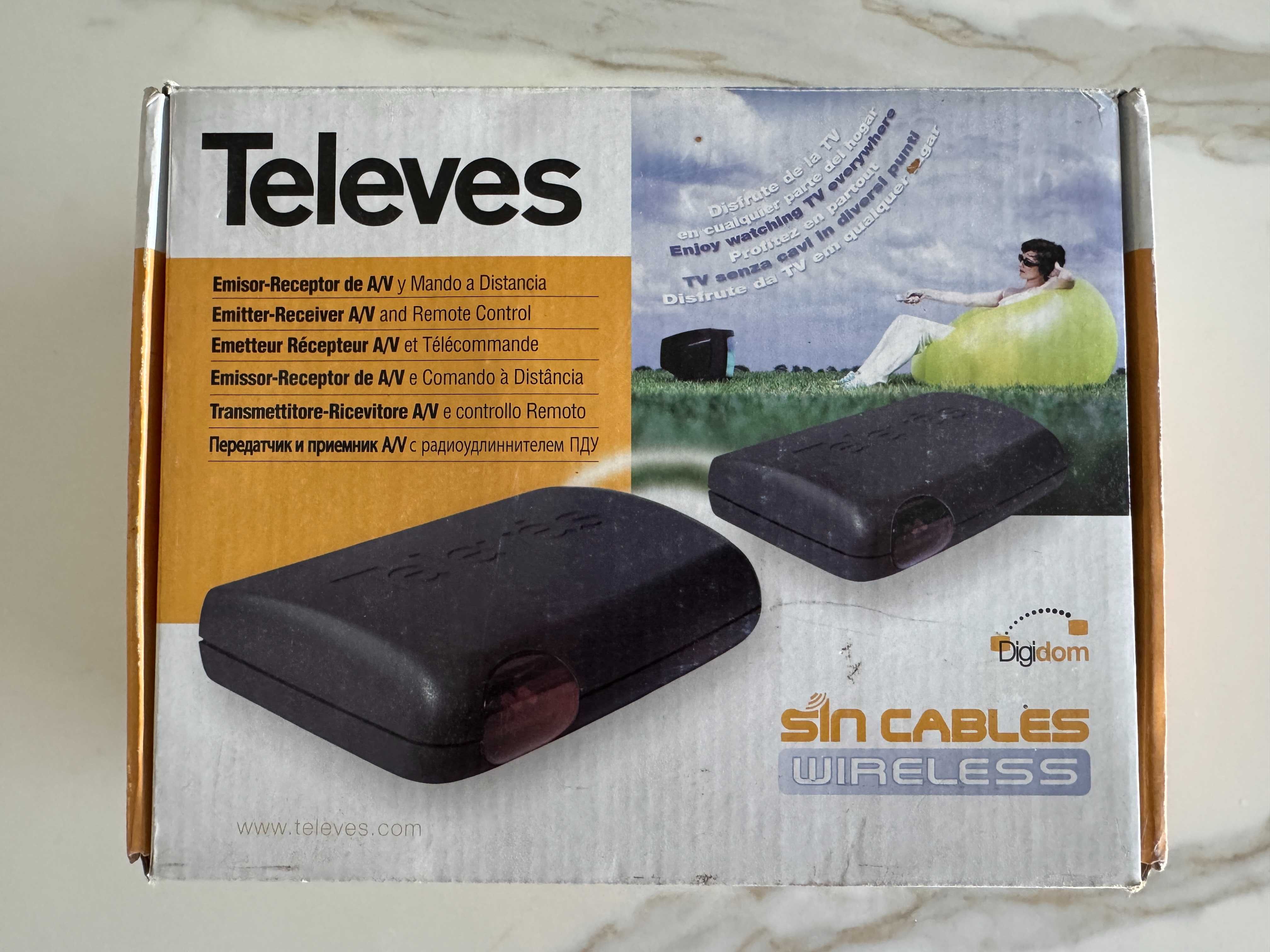 Emissor-Receptor wireless de A/V TELEVES 7307