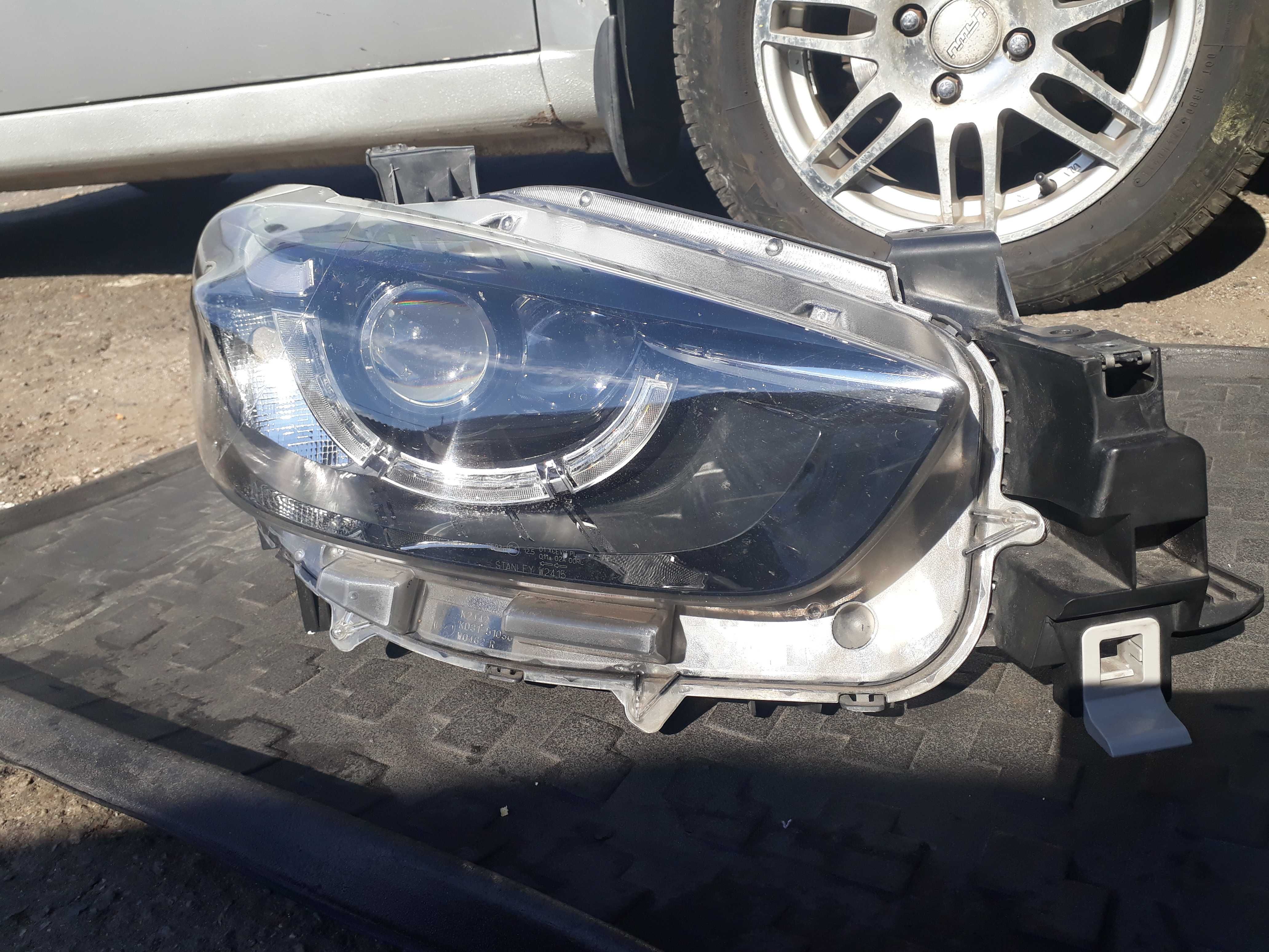 FULL LED фара Mazda CX5 европа кузов КЕ рестайлинг правая 2 линзы.