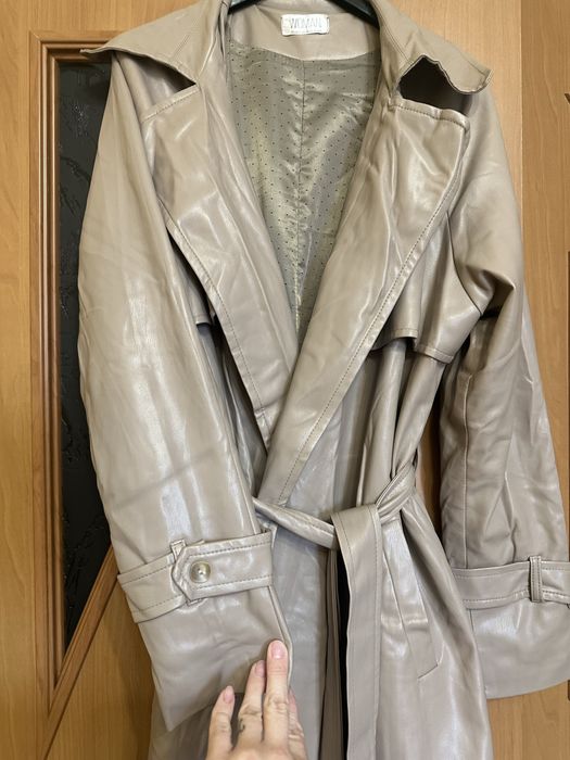 Тренч з еко шкіри  розмір універсальний