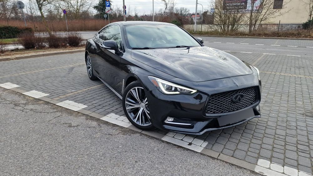 Infiniti Q60 2.0T 4x4, Świeży przeglad i ubezpieczenie | Biała Skóra