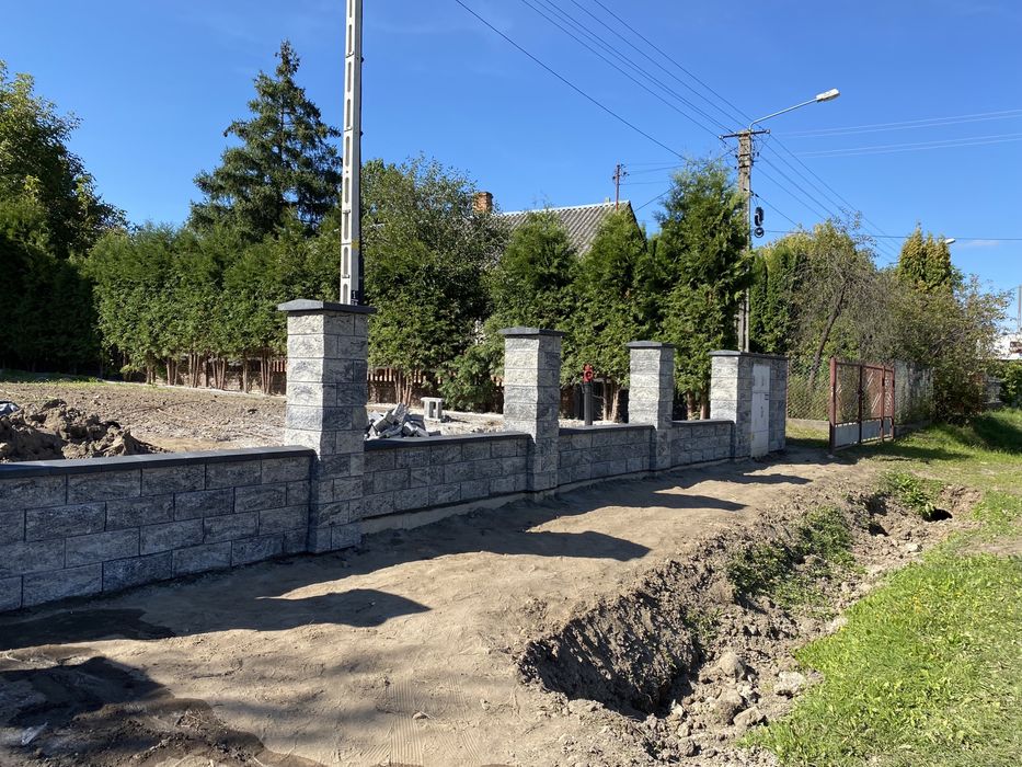 Budowa ogrodzeń z jońca, klinkier