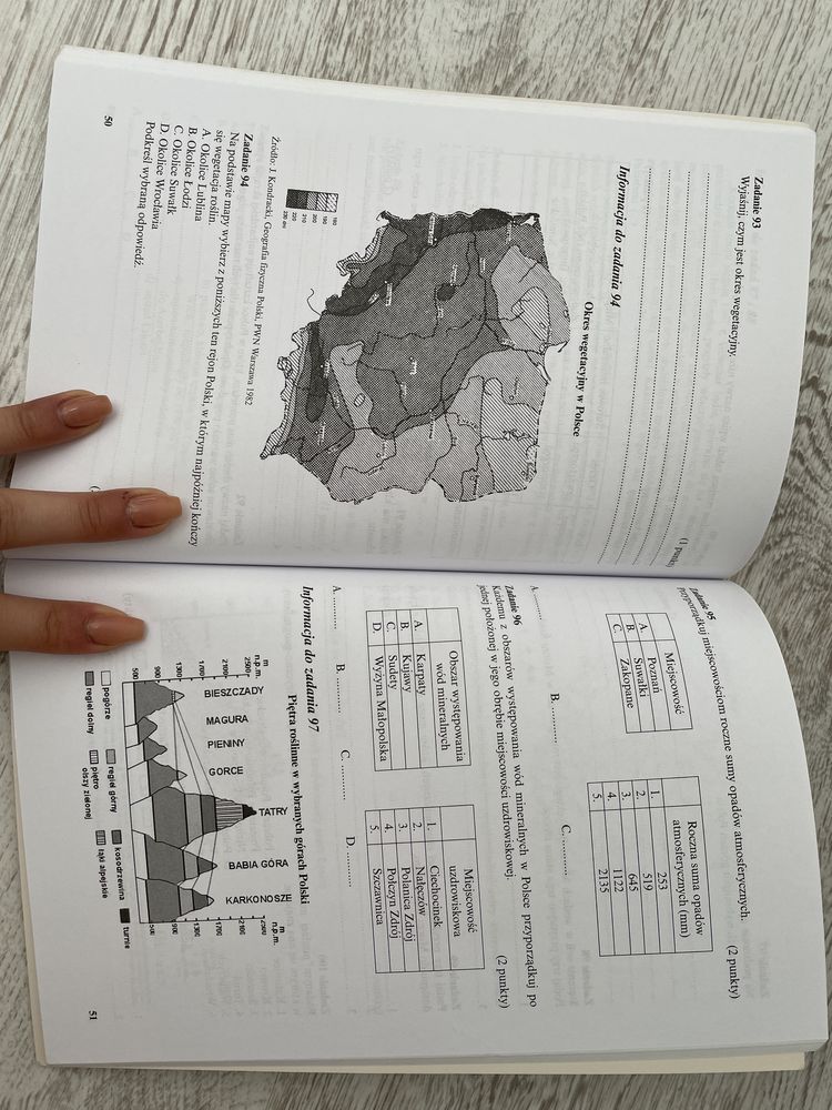 Geografia z nami zdasz matura zadania zbiór zadań maturalnych