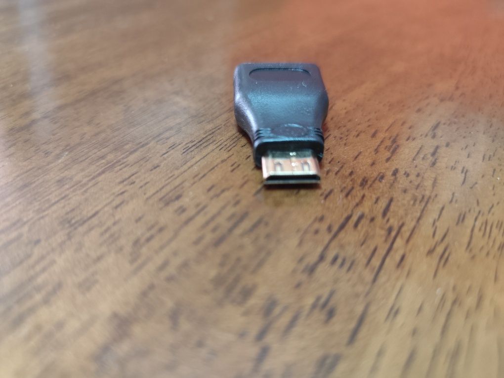 Adaptador mini HDMI macho para HDMI fêmea