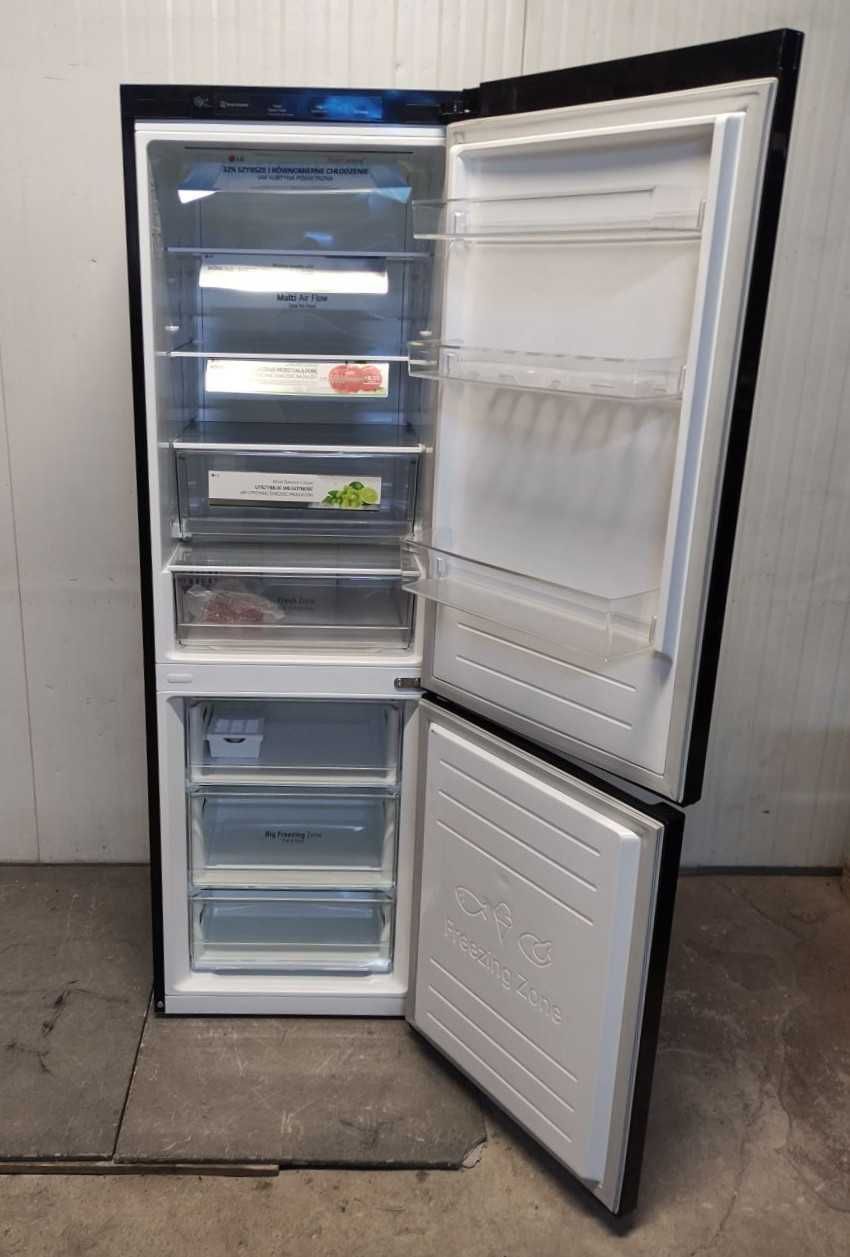 Lodówka No Frost LG GBB61BLJMN 186cm 341L Czarna OUTLET 12DG23