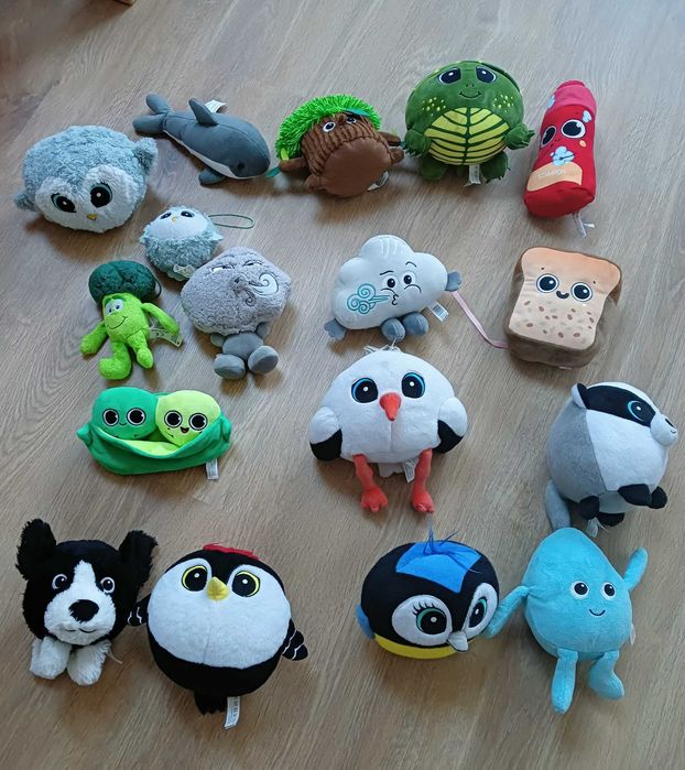 Pluszaki maskotki z Biedronki