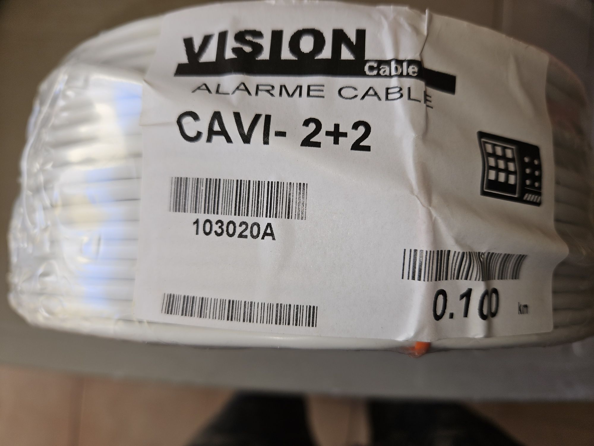 Cabo para Alarme CAVI 2+2 (tenho 3 rolos ~ 300 metros + 45 metros)