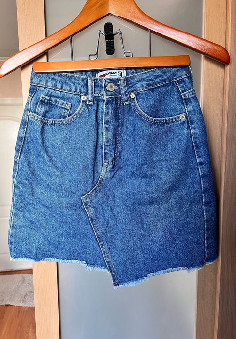Джинсова спідниця міні, 34 розмір, XS
