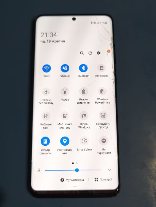 Дисплей Samsung S20 plus оригинал.
