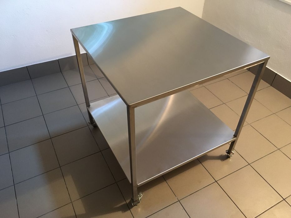 Stoły nierdzewne gastro, półki na GN