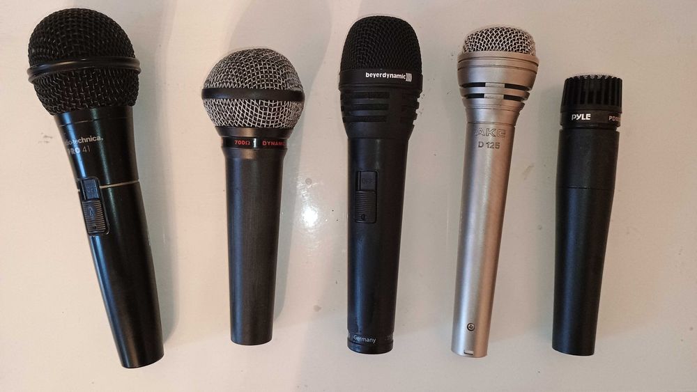 Mikrofony Beyerdynamic, AKG, Audio-Technica, Tonsil, Pyle