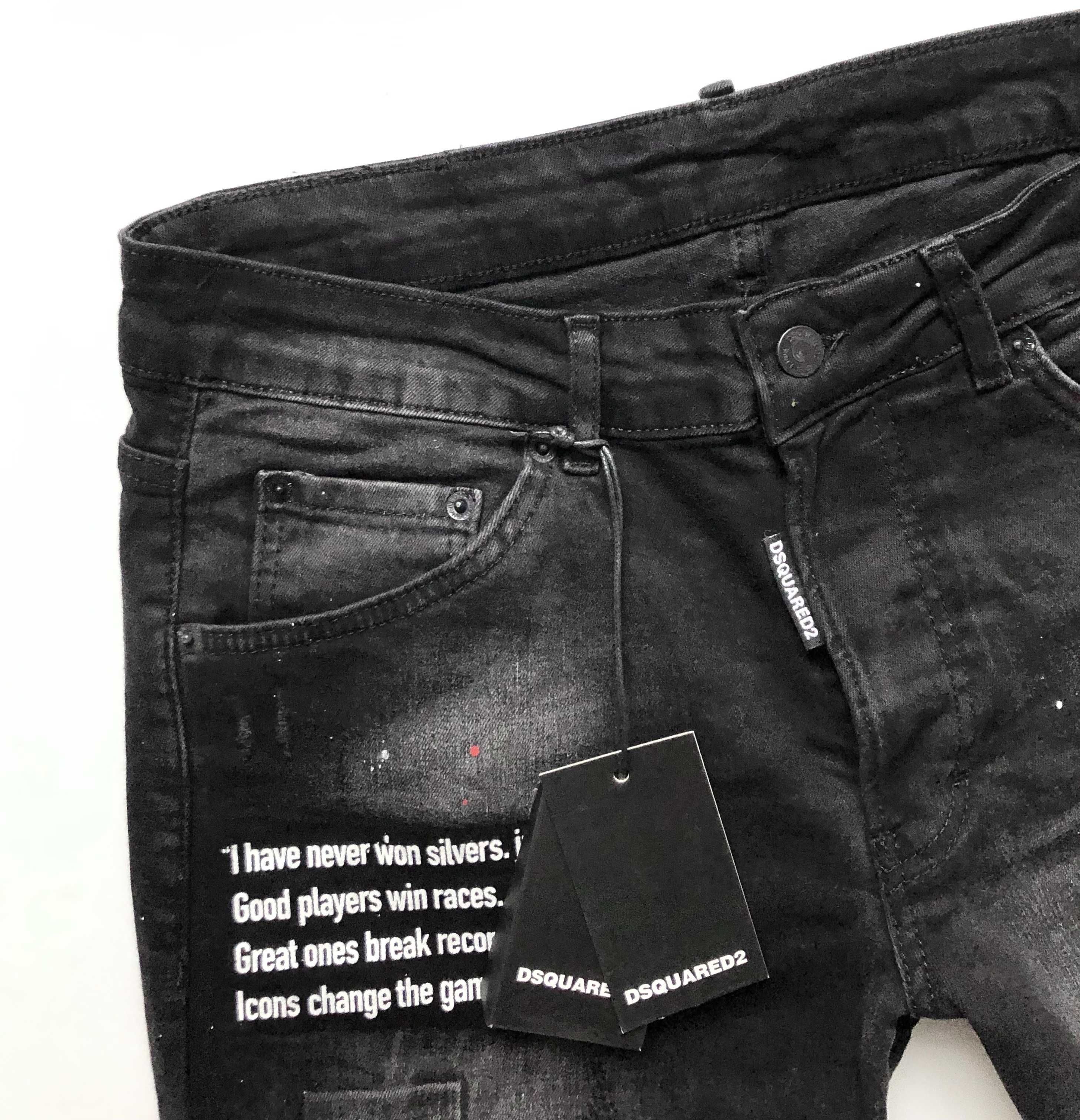 Dsquared Icon Ibrahimovic szorty jeans spodenki WYPRZEDAŻ! S L XL