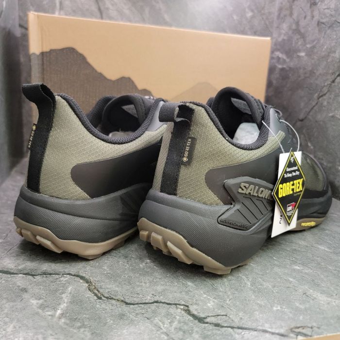 SALE! Чоловіче взуття "ХАКІ" Salomon Genesis GORE-TEX. Саломон 41-46