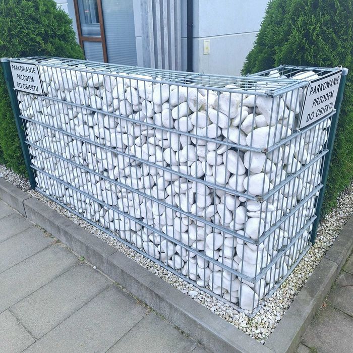 Kamień gabionowy 70-150 mm łupek czarny Biała Marianna kora kamienna