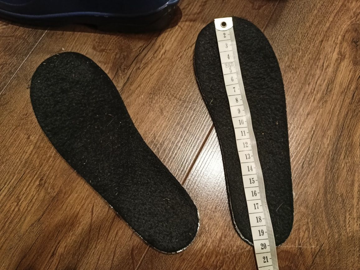 Granatowe kalosze wkładka wewnetrzna 20cm