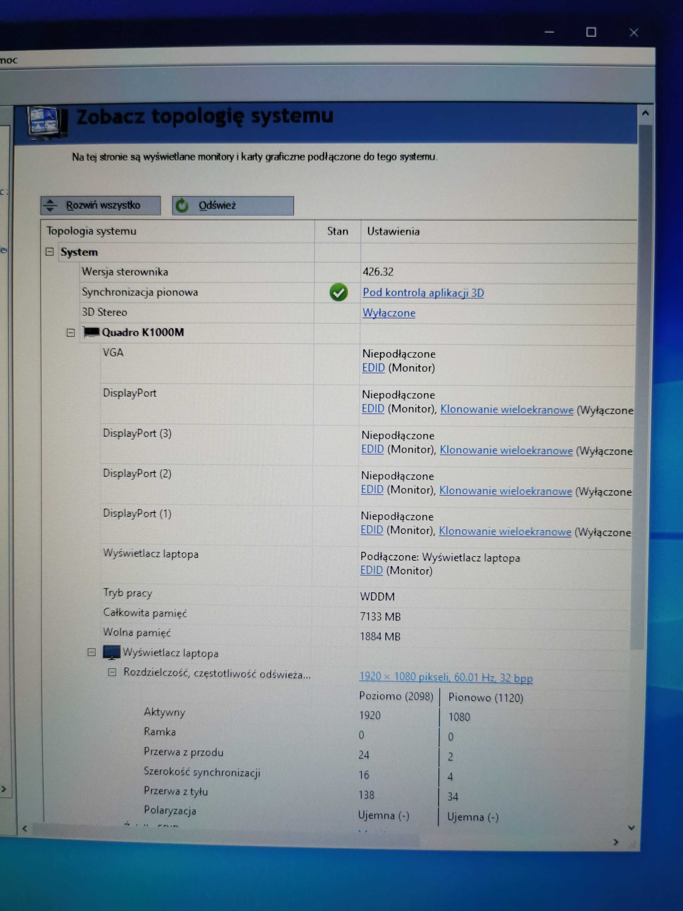 HP EliteBook 8570w Win10 Pro + Office 2019 dysk SSD 256GB