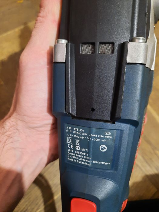 Оригінал,Швейцарія!!Дрель ударна двухшвидкісна Bosch GSB 19-2 RE,850вт