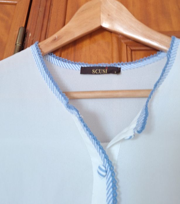 Blusa branca Scusi S