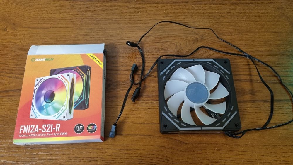 реверсивний вентилятор gamemax 120мм