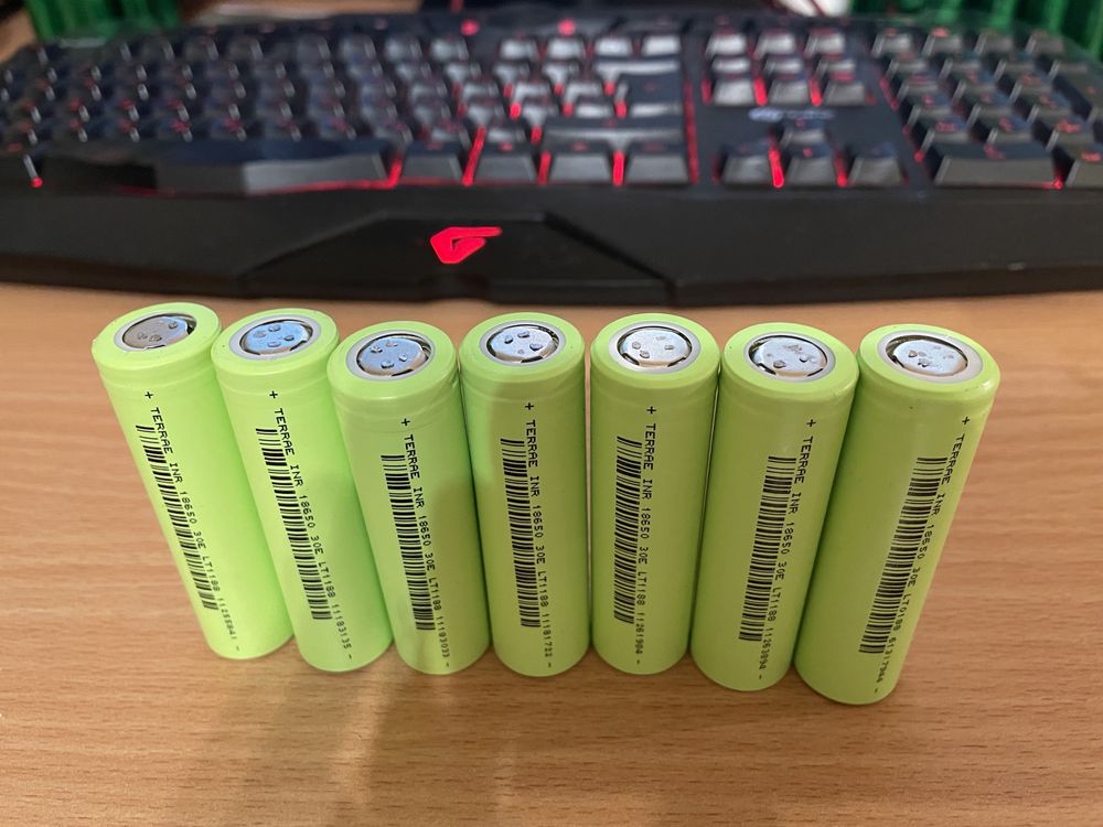 Акумалятори 18650 terrae 30e  до 3200mah високотокові
