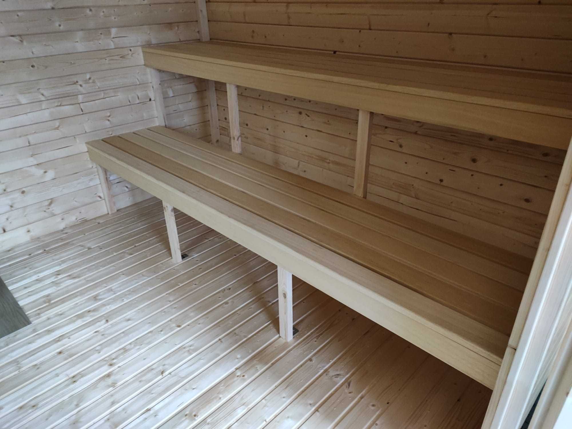 Sauna zewnętrzna fińska model Helsinki 2 opcje