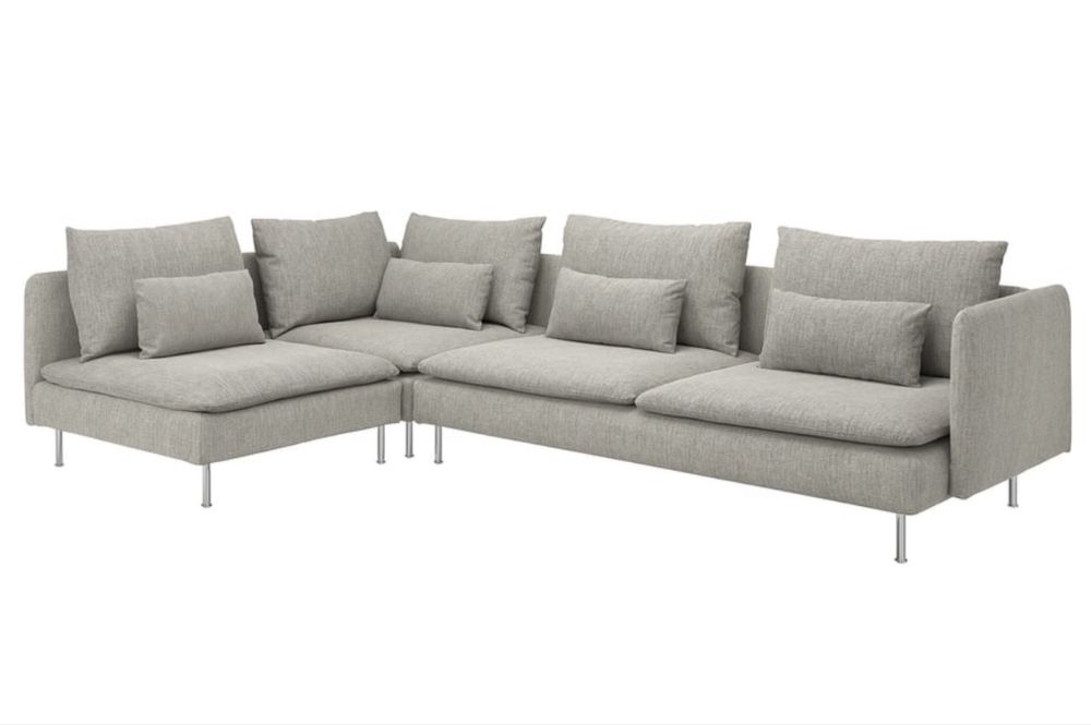 Sofá de canto 4 lugares SODERHAMN