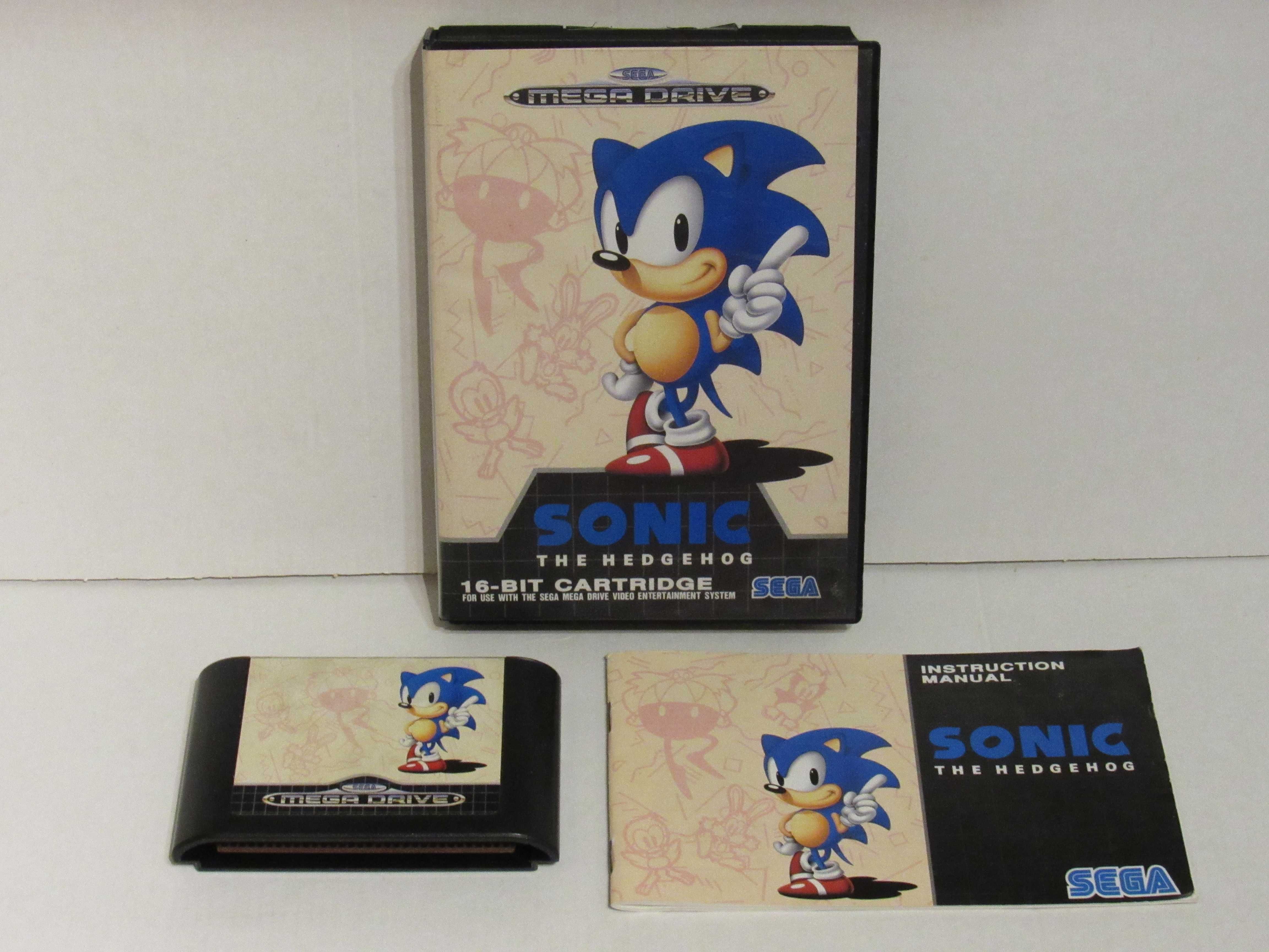 Jogo Sega Mega Drive Sonic completo