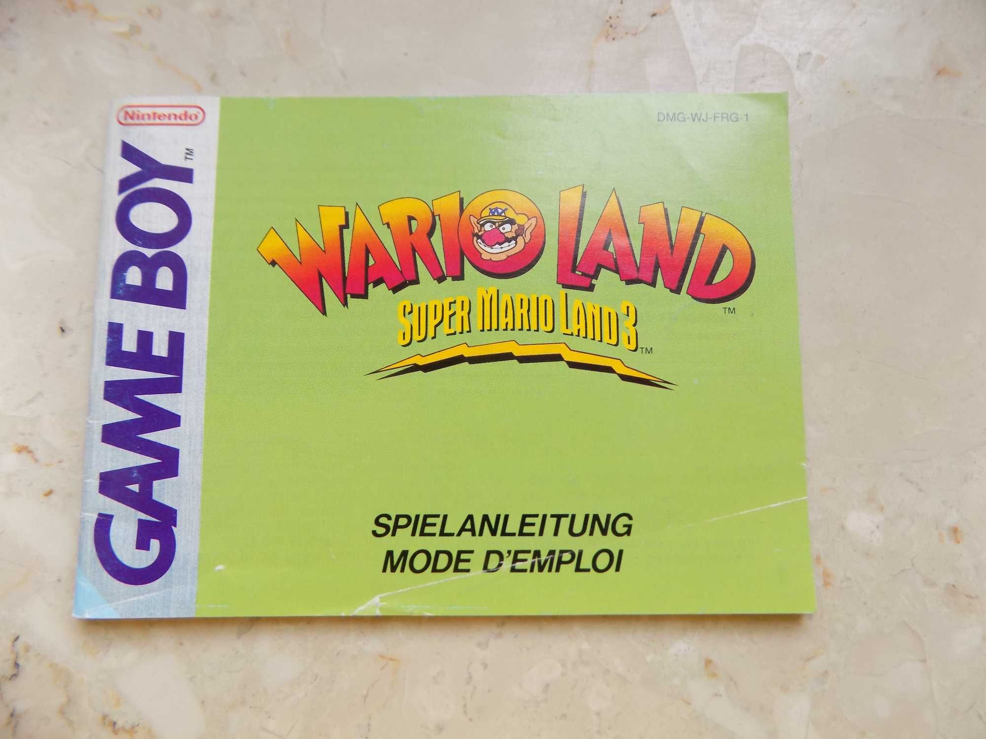 Wario Land + instrukcja na Nintendo GameBoy, GameBoy color, Advance SP