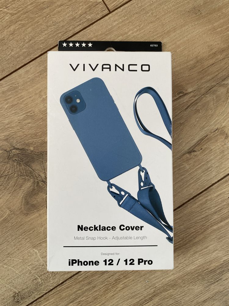 Etui na iPhone 12/12 Pro ze smyczą