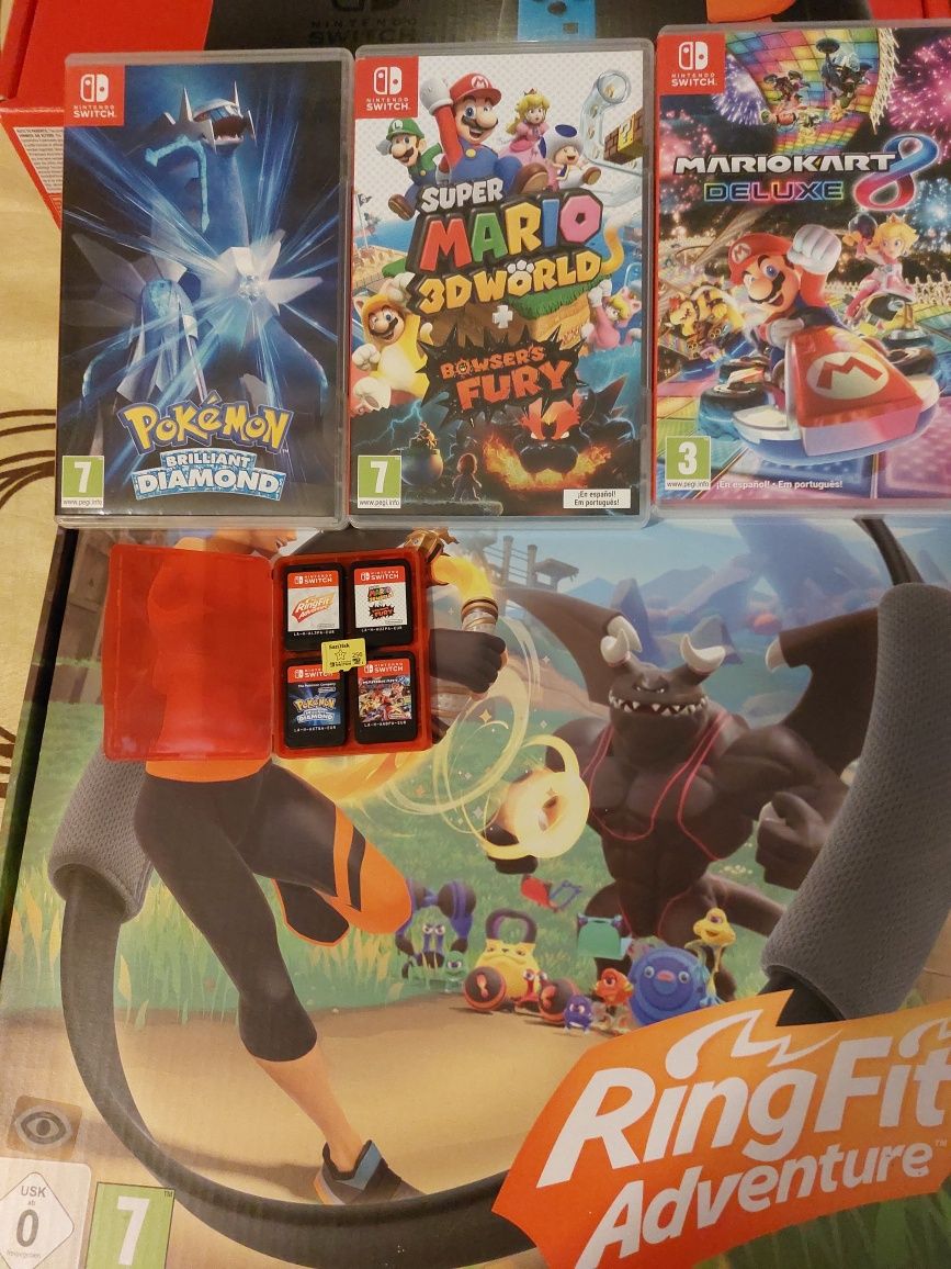 Nintendo switch com tudo incluído