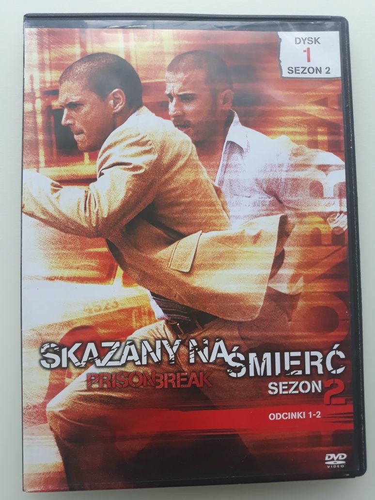 DVD Skazany na śmierć. Prison break. Sezon2, Dysk1, Odcinki 1-2.