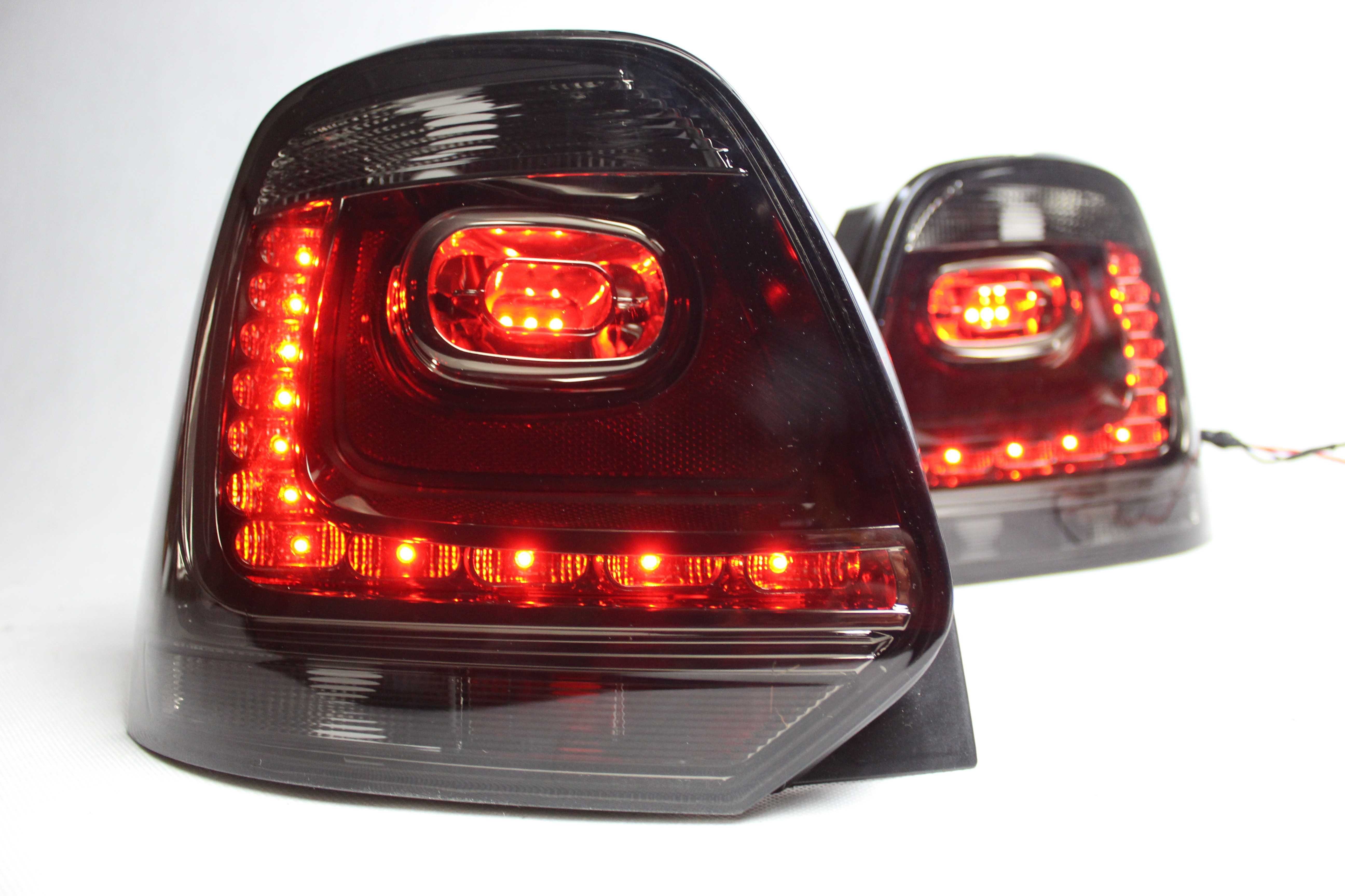 Lampy światła tył tylne VW POLO 6R 09-14 LED Black SMOKE Tuning IGŁA