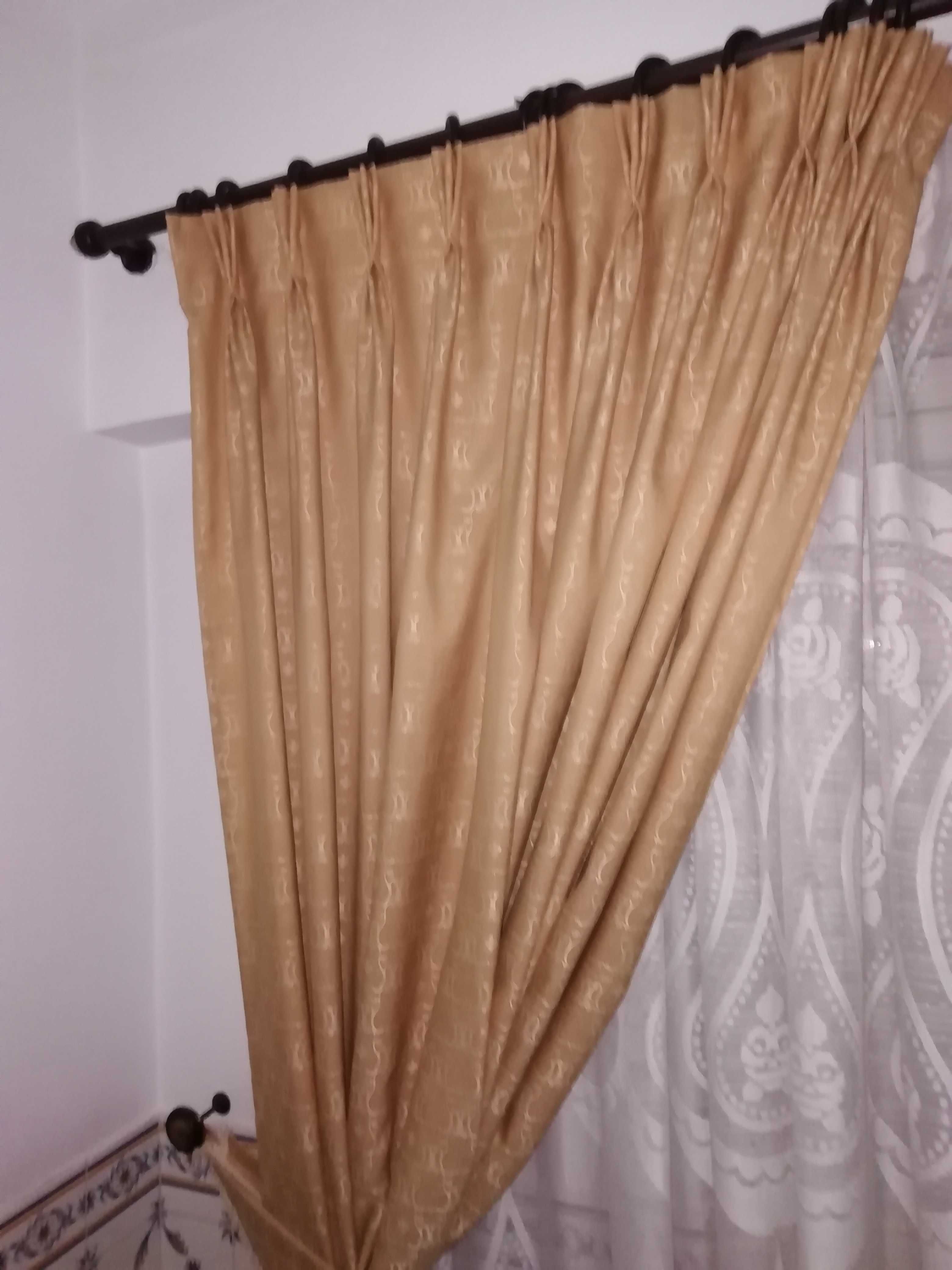 Conjunto Cortinados clássicos