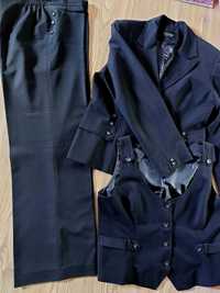 Костюм тройка пиджак брюки жилетка размер 50-52