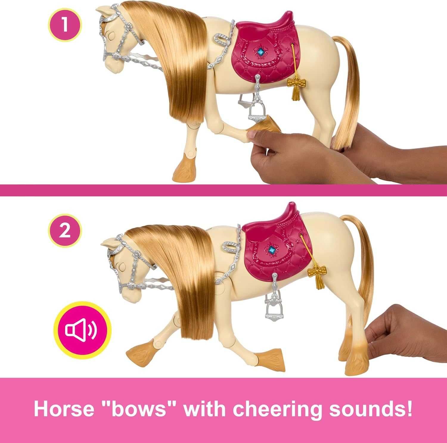 Барбі танцюючий кінь інтерактивний Barbie Horse with Sounds HXJ42