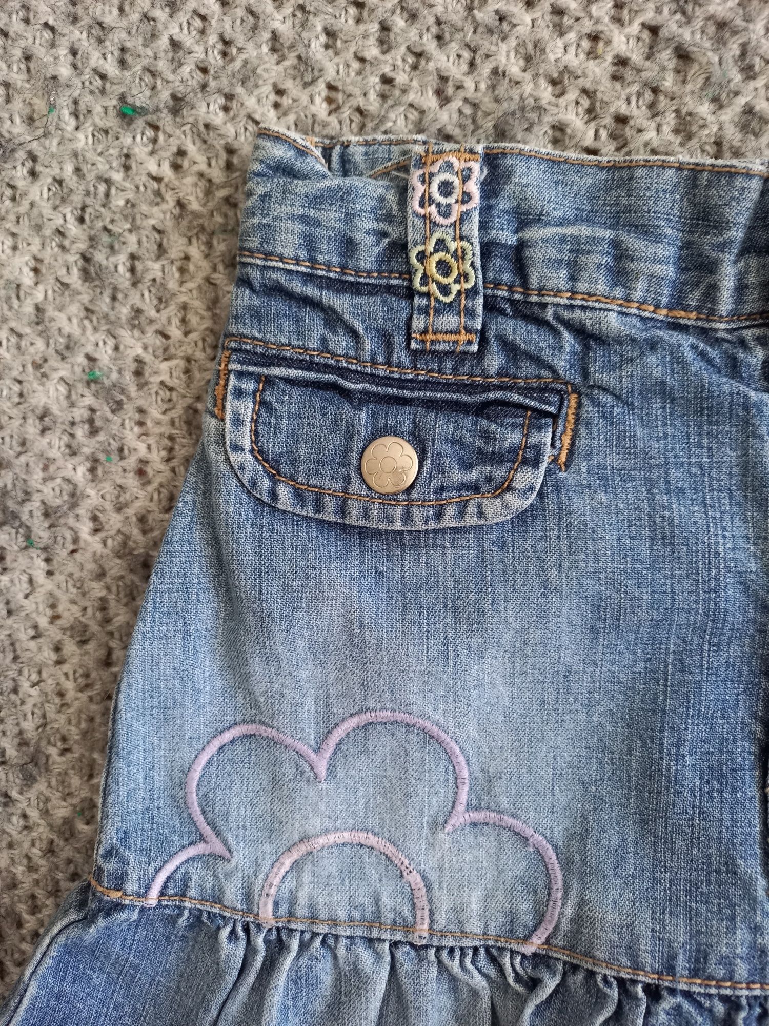 Дитяча джинсова спідниця H&M 1,5-2 роки для дівчинки