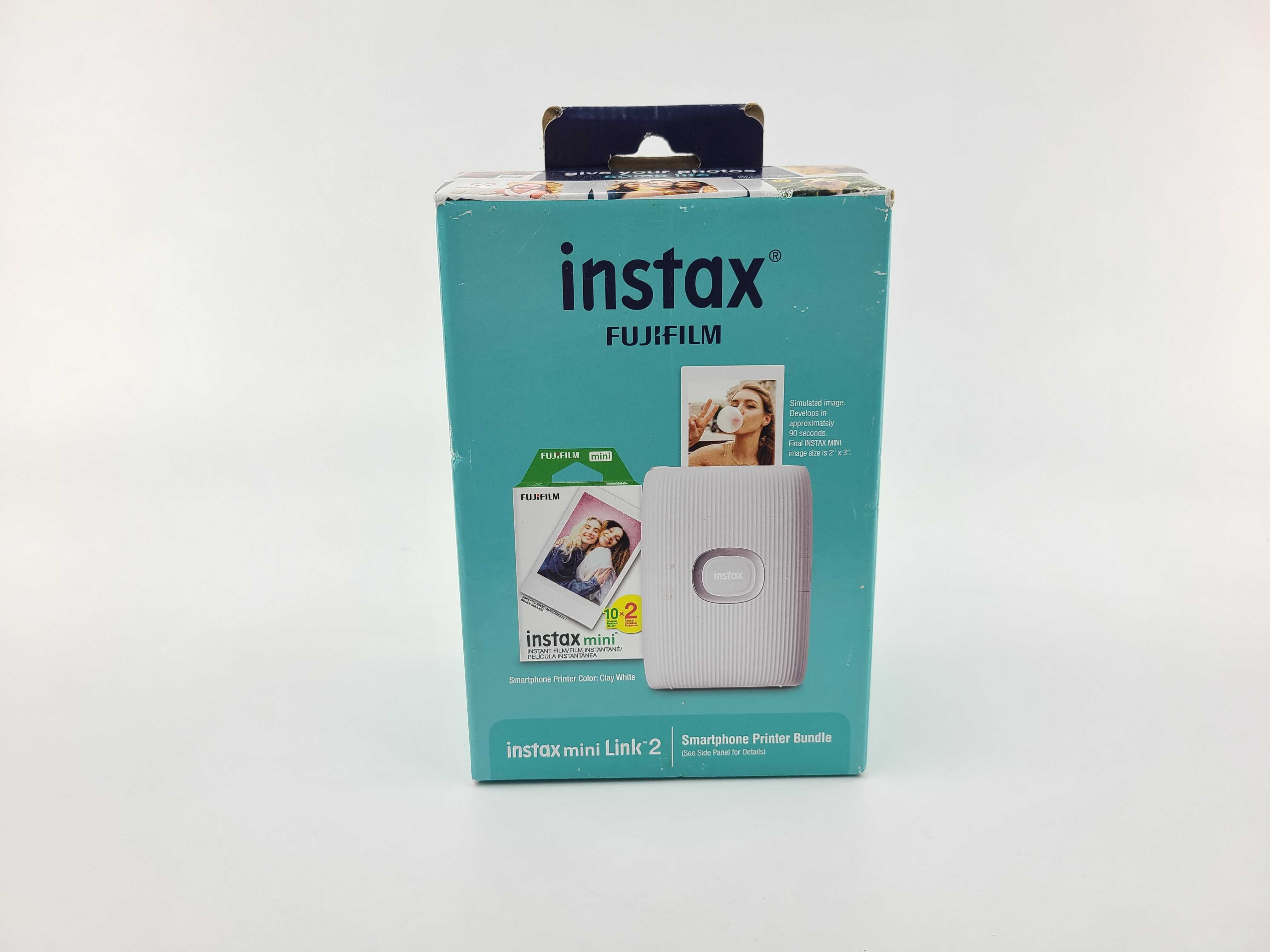 Фотопринтер FUJIFILM Instax Mini Link 2 + два картриджа