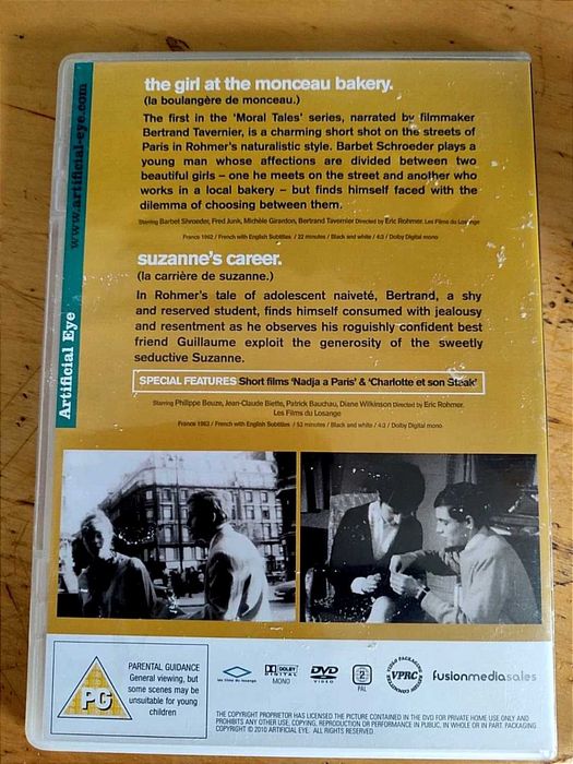 Cinema Autor Eric Rohmer - Contos Morais DVD