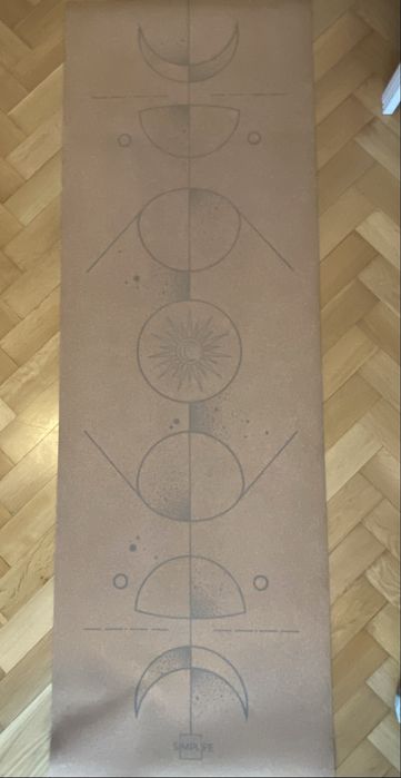 Mata do jogi, pilatesu korek kauczuk Simplife