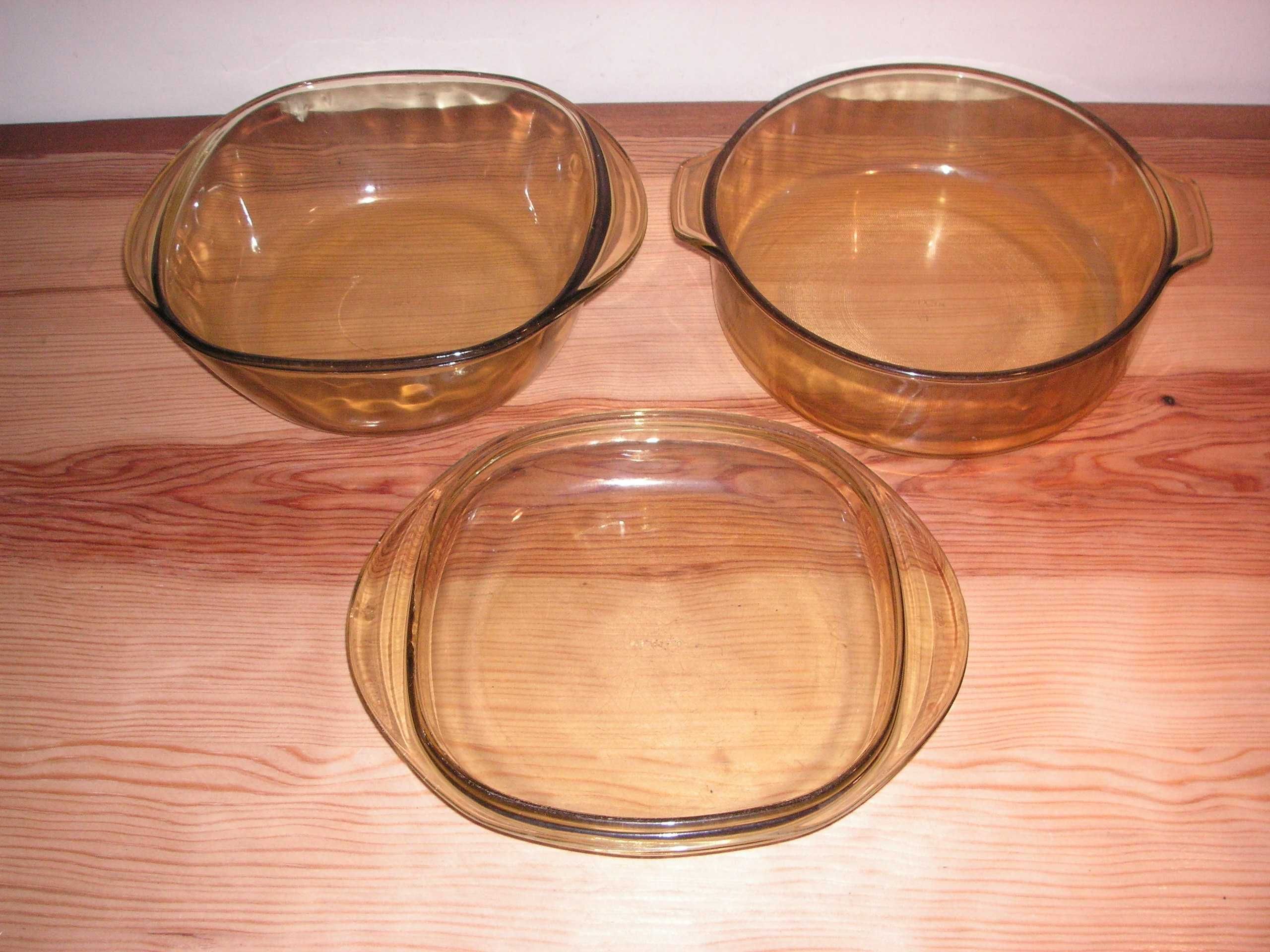 Taças/ Caçarola Pyrex México ( Três )