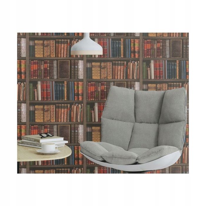 Tapeta Książki Biblioteka 934809 Brązowa Papierowa