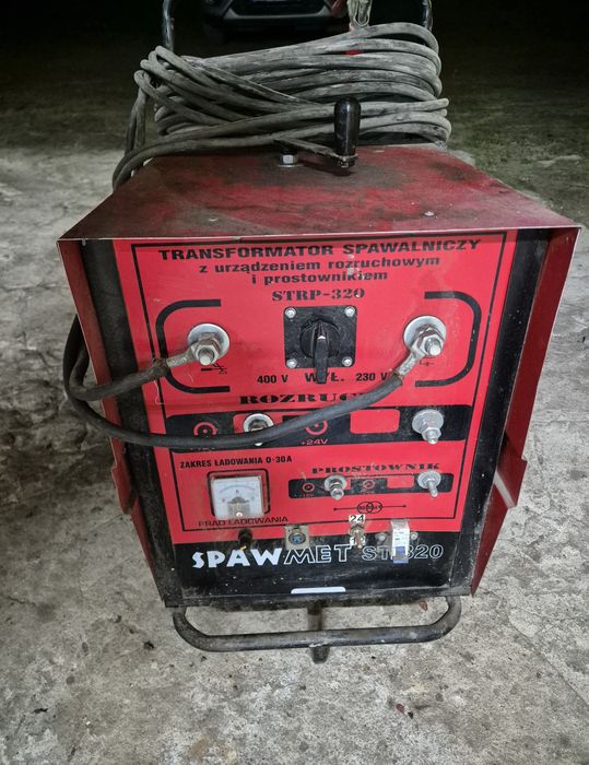 Spawarka prostownik, rozruch