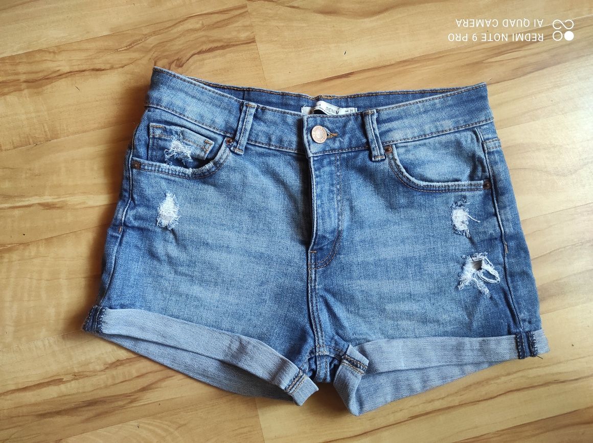 Bershka jeansowe szorty rozm 36