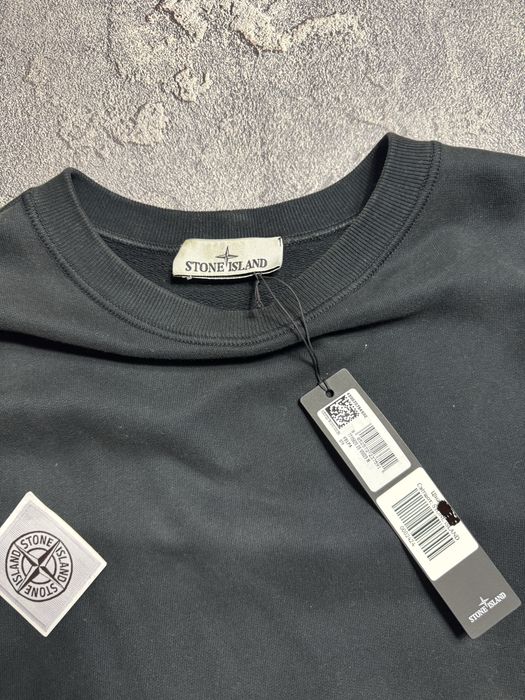 stone island sweatshirt in black оригінал стонік