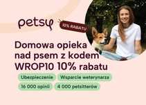 Olga petsitter na Petsy.pl, ceny od 35 zł, 10% rabatu z kodem WROP10