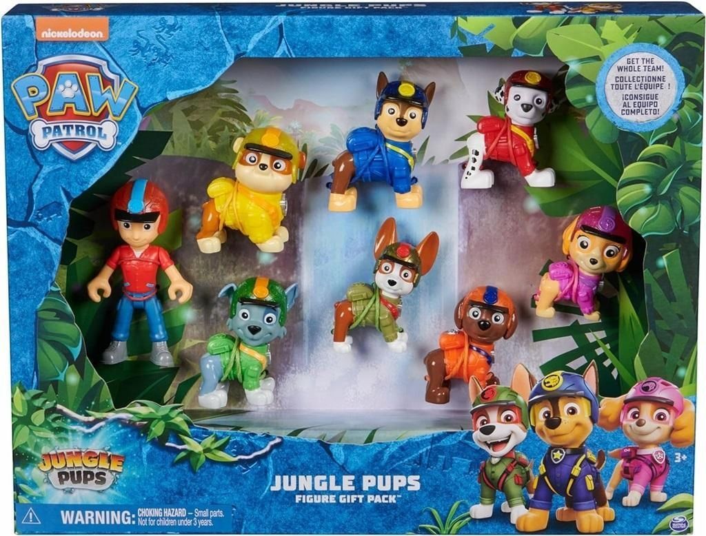 Psi Patrol Jungle Pups Zestaw Figurek 5szt