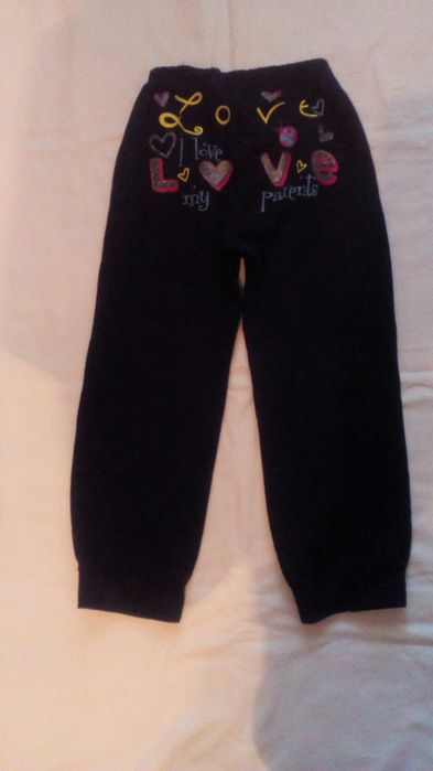 Штаны спортивные гольф гольфик девочке 98 104 110 рост+ футболка в дар